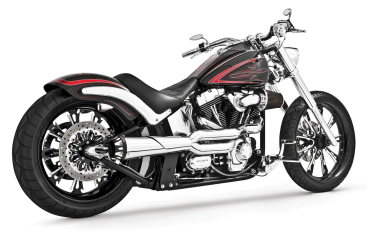 Preview: FULL EXHAUST SYSTEM  AMERICAN OUTLAW HIGH 2-1 FOR SOFTAIL  EU APPROVED